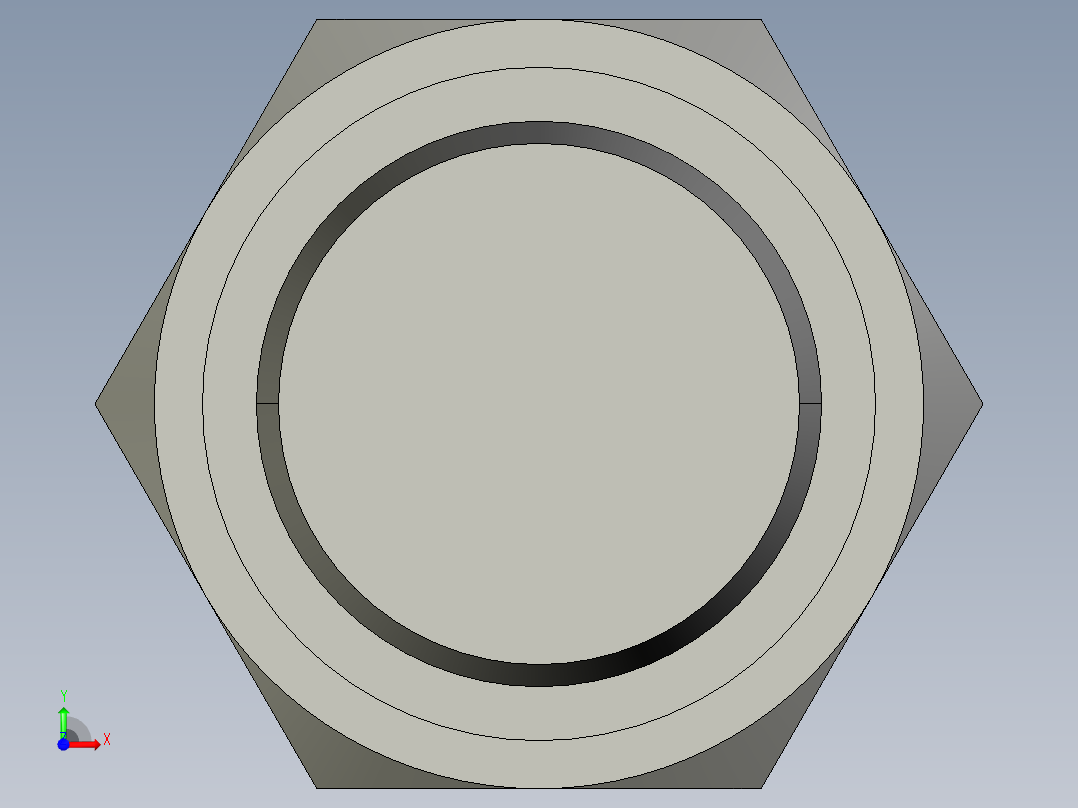 卡套式工业通用硬管接头16_fnu-s前视图