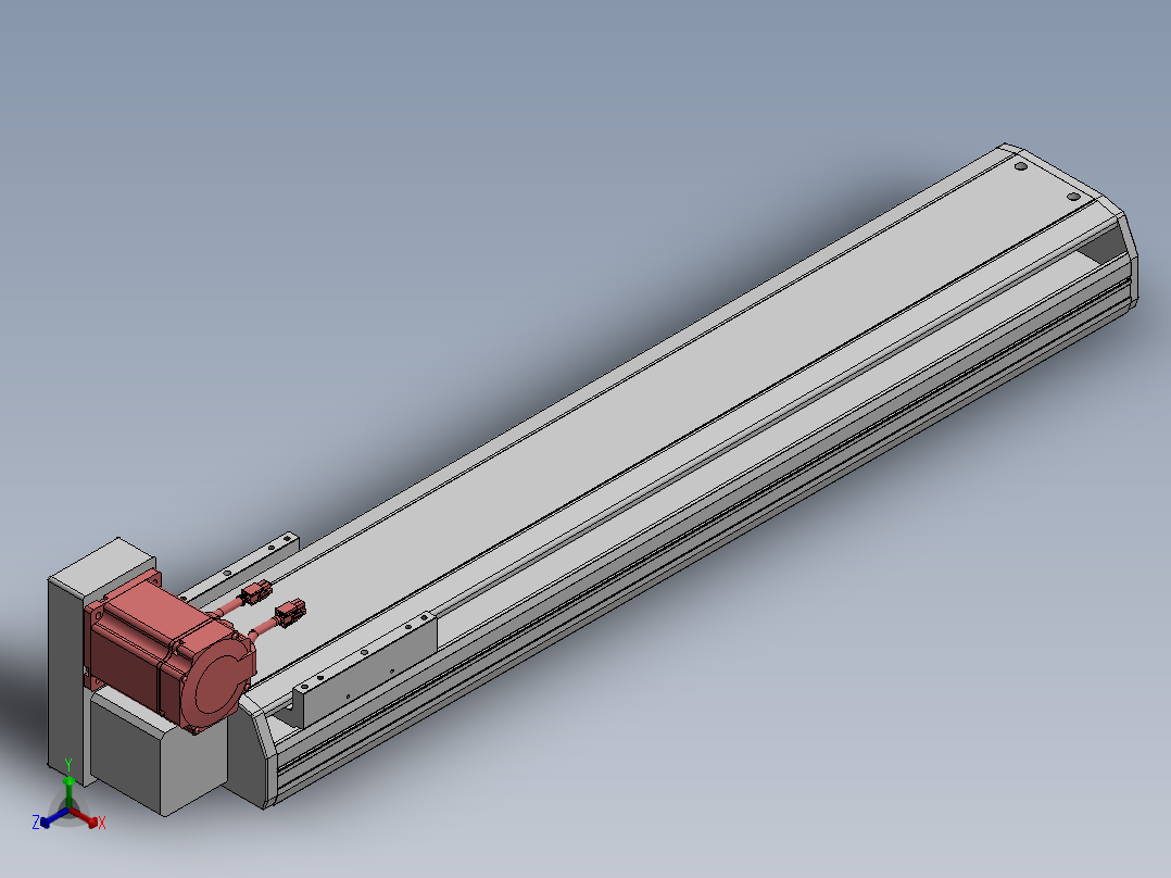 精密模组MT170-L125-700-LU-M75-C4正等轴测图