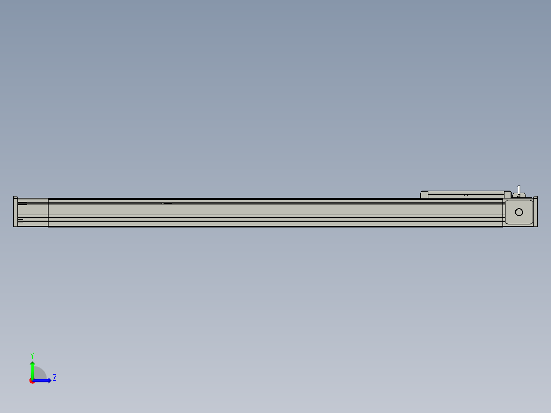 欧规系列-LB8-L150-S1050-BL-ZP75-C3左视图