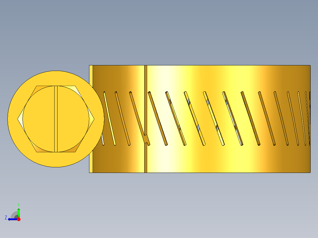 倒齿式工业管接头Stainless Steel Worm Drive Clamp 97HC-12右视图