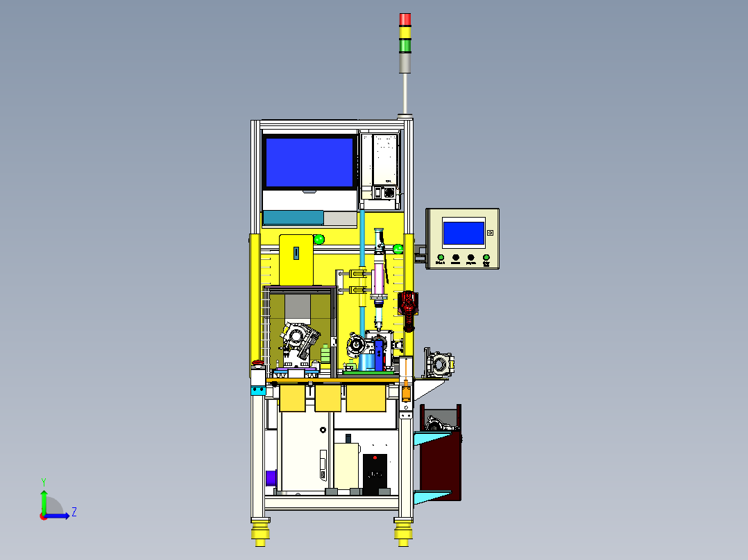 壳体压销管左视图