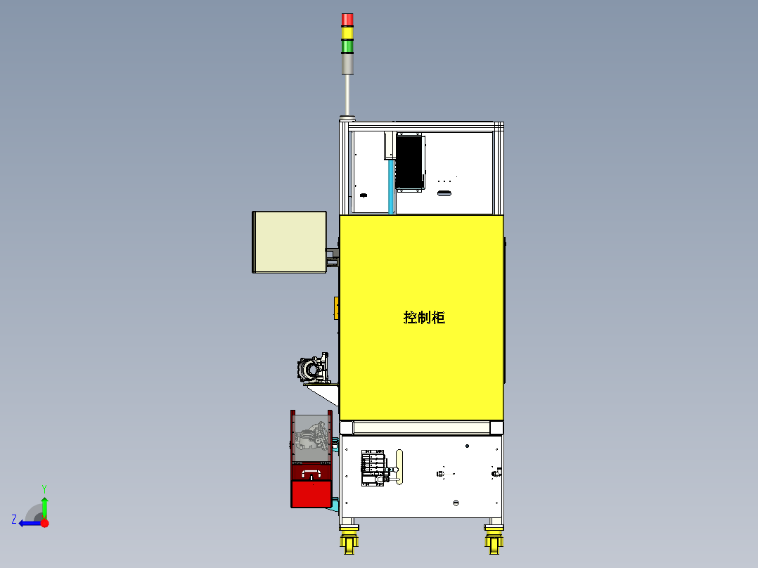壳体压销管右视图