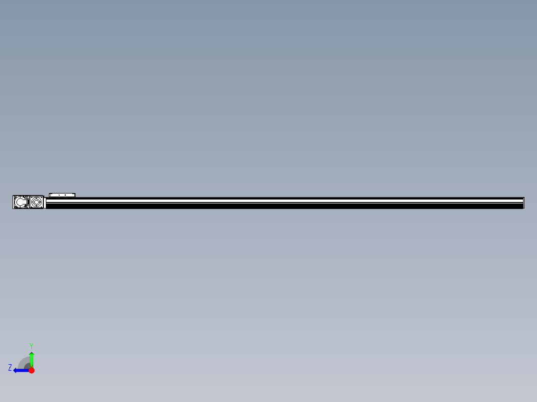 同步带全封闭直线模组TPA-HCB-105D-90-L2150-ML-Y-P20-N3右视图