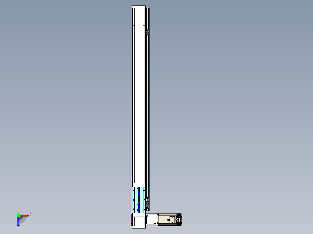 欧规系列-LB6A-L130-S800-BL-ZP40-C3俯视图