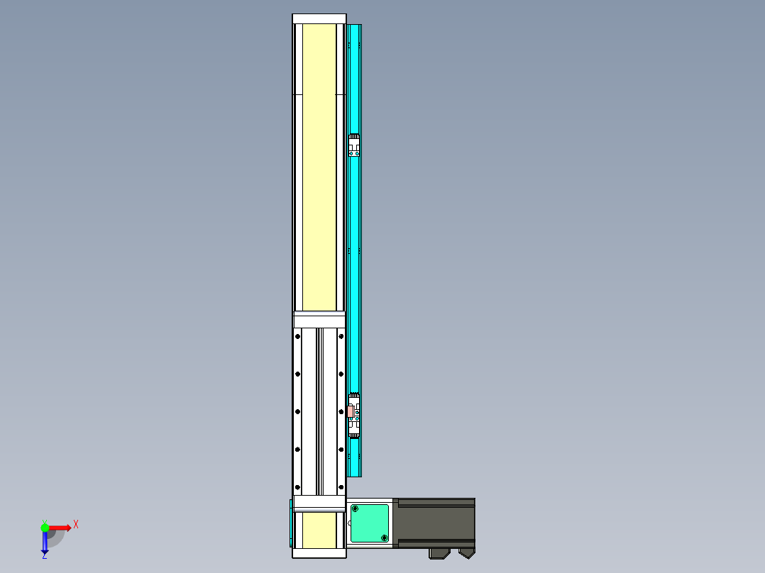 欧规系列-LB6-L130-C-S300-BL-P40-D3俯视图