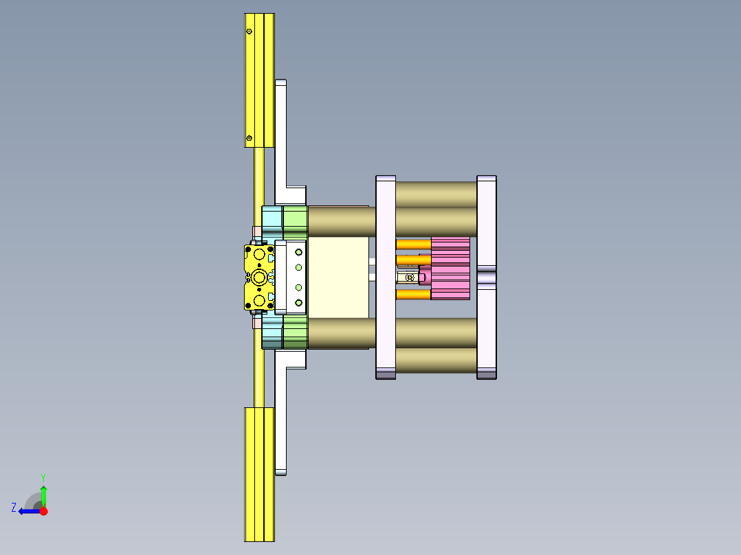 X3-笔记本CNC工装夹具三维模型CNC8-cetui-0909右视图