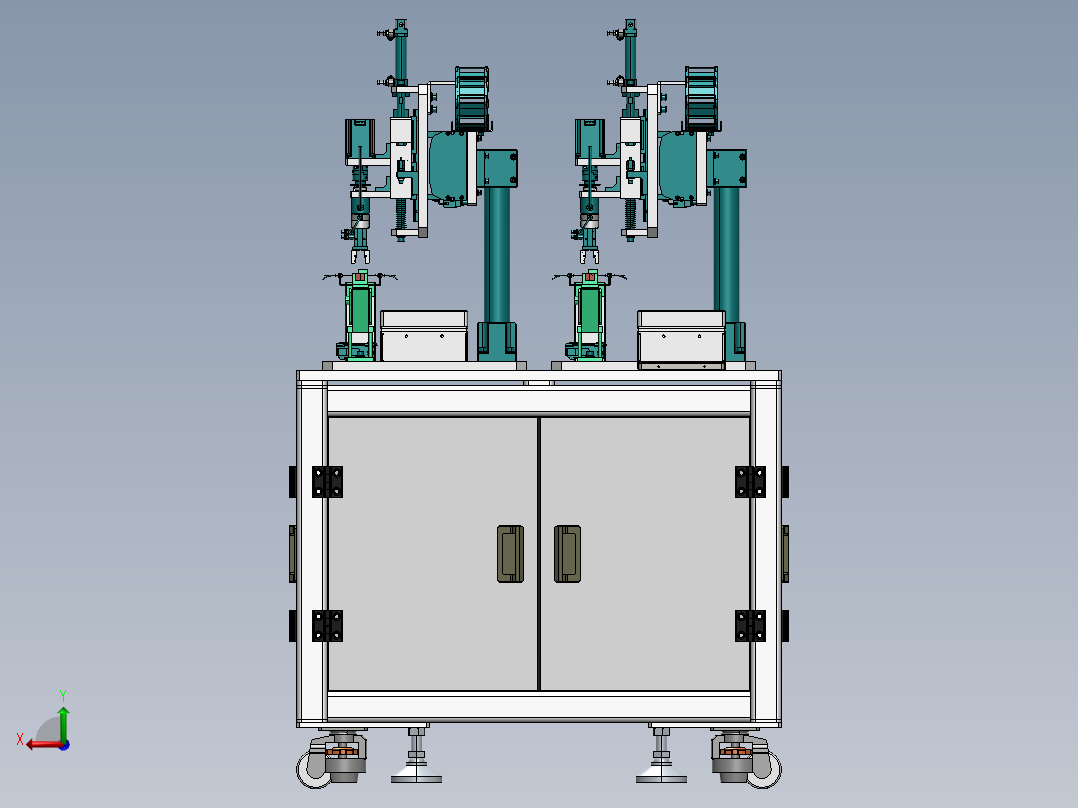 螺母组装设备sw18后视图