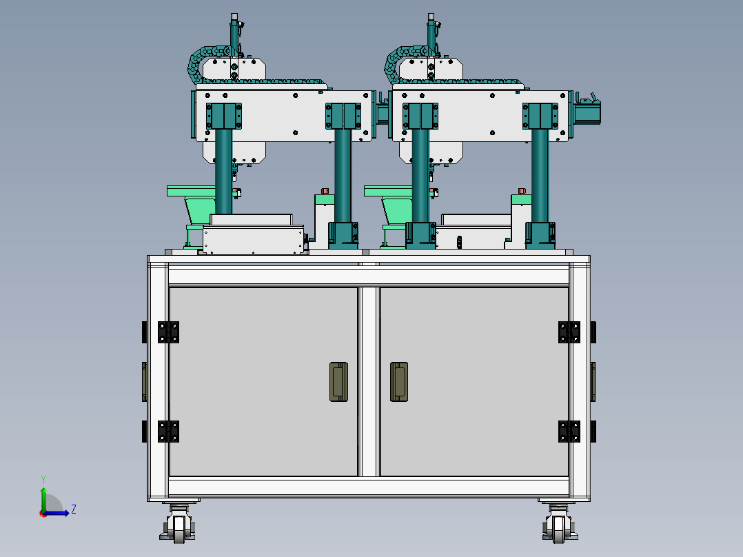 螺母组装设备sw18左视图