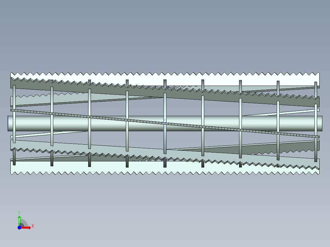 果园土质疏松机前视图