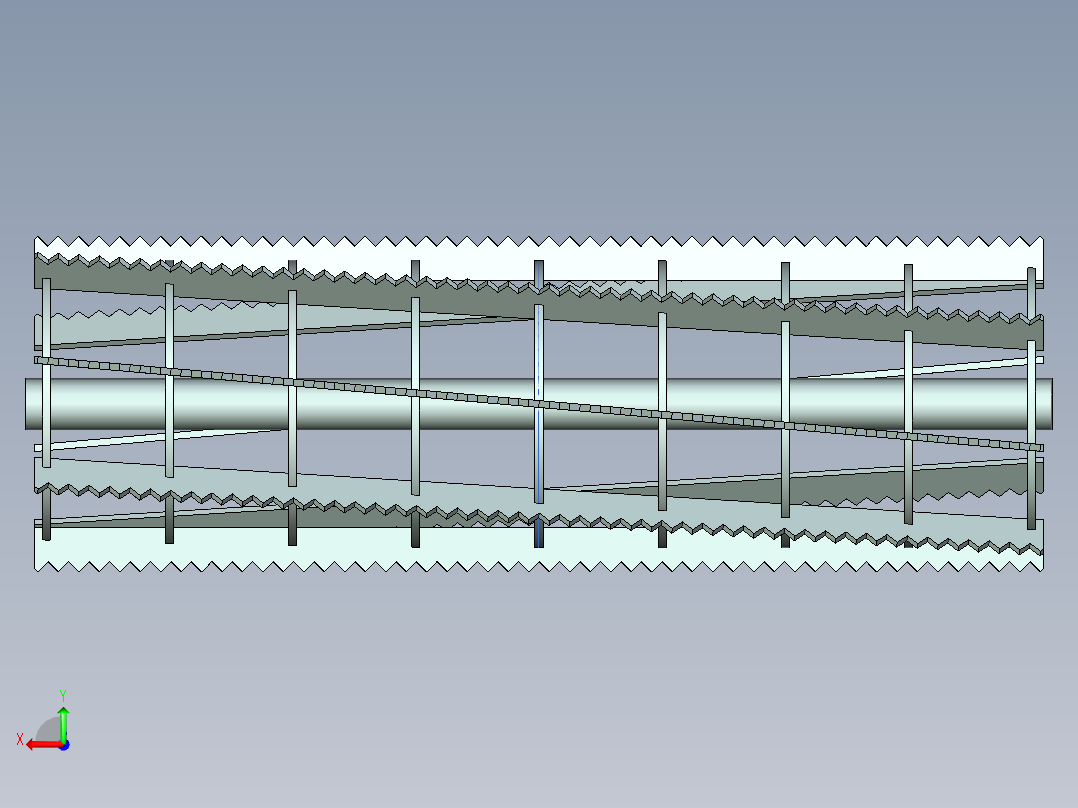 果园土质疏松机后视图