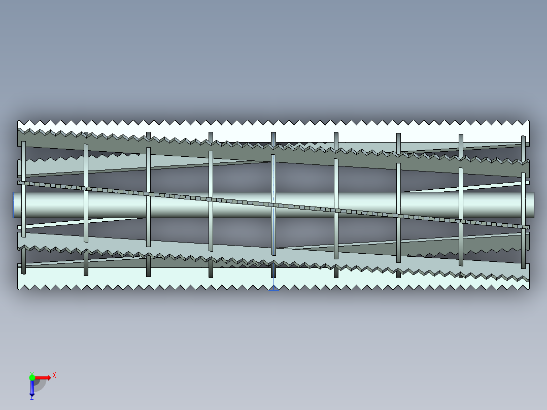 果园土质疏松机俯视图