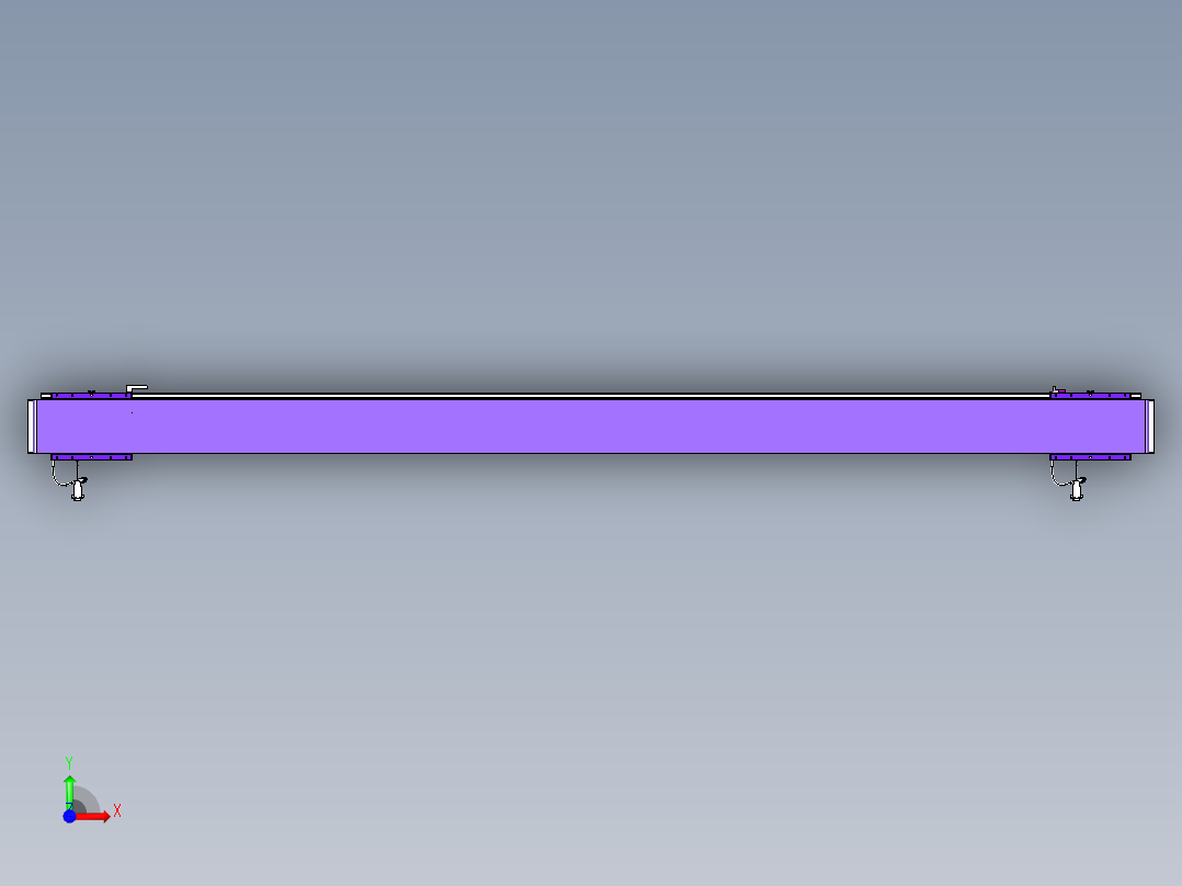 威洛博VL系列直线电机模组-2VL14S3-S2350前视图