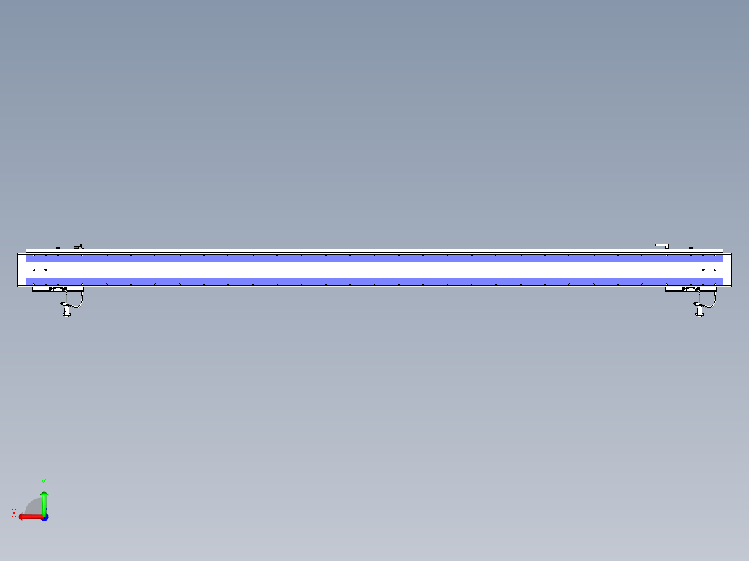 威洛博VL系列直线电机模组-2VL14S3-S2350后视图