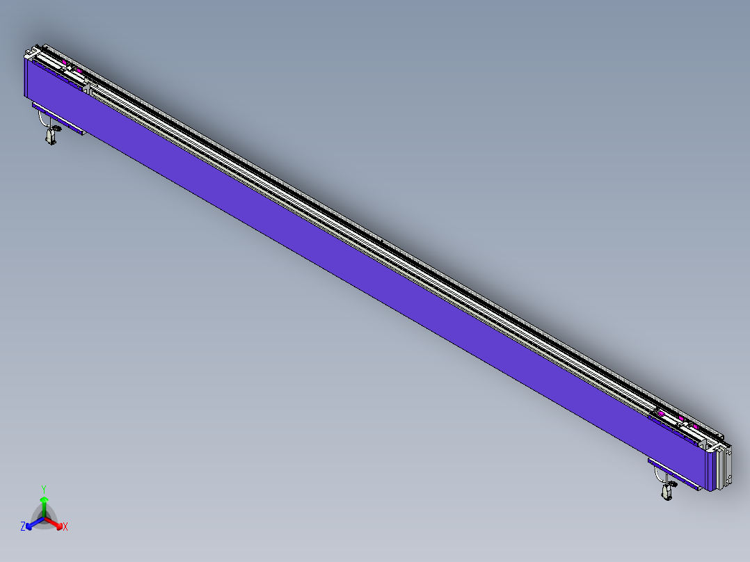 威洛博VL系列直线电机模组-2VL14S3-S2350正等轴测图