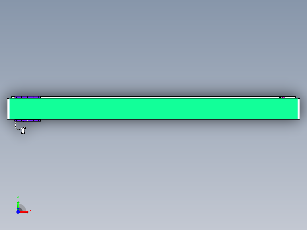 威洛博VL系列直线电机模组-VL17E3-S2050前视图