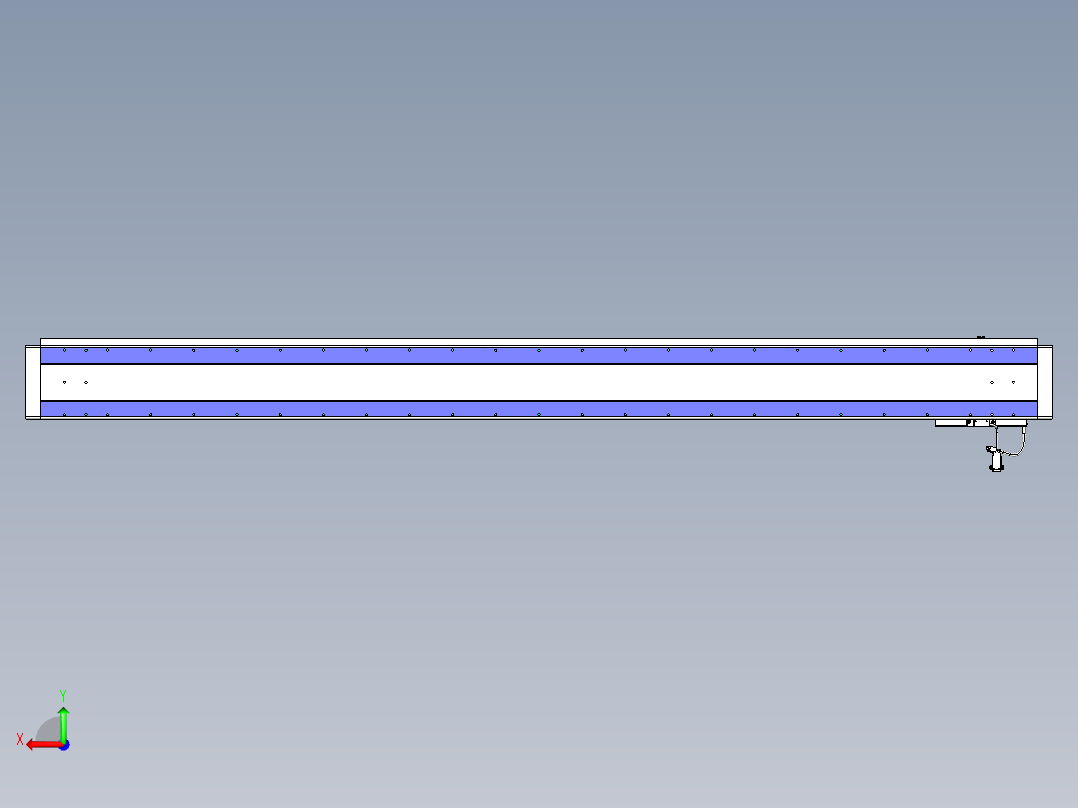 威洛博VL系列直线电机模组-VL17E3-S2050后视图