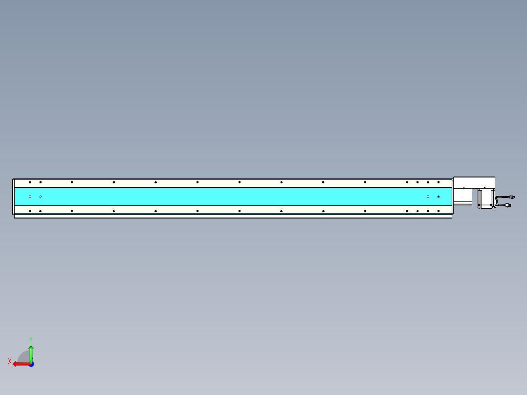 威洛博VBC同步带传动一无尘环境VBC17-L45-S1800-BR-ZP75-C3后视图