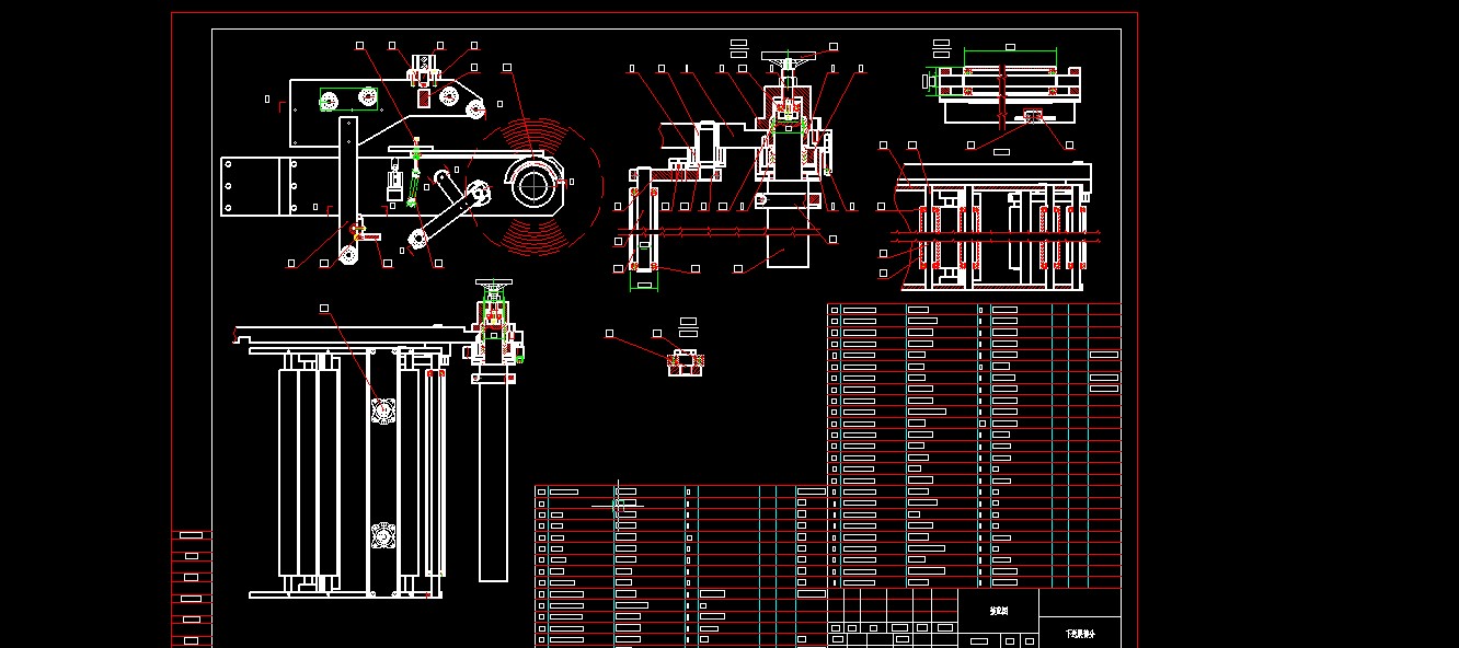 520全自动连续拉伸膜真空包装机图纸519915===2000
