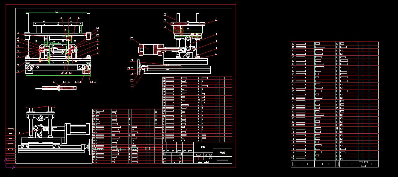 520全自动连续拉伸膜真空包装机图纸519915===2000