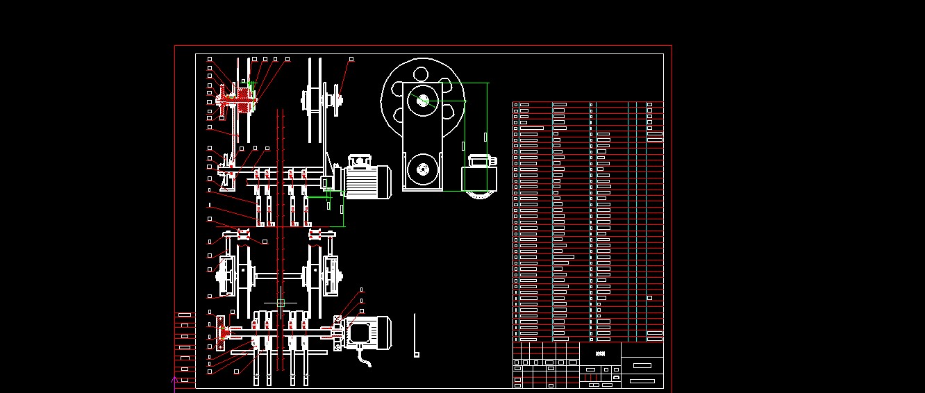 520全自动连续拉伸膜真空包装机图纸519915===2000