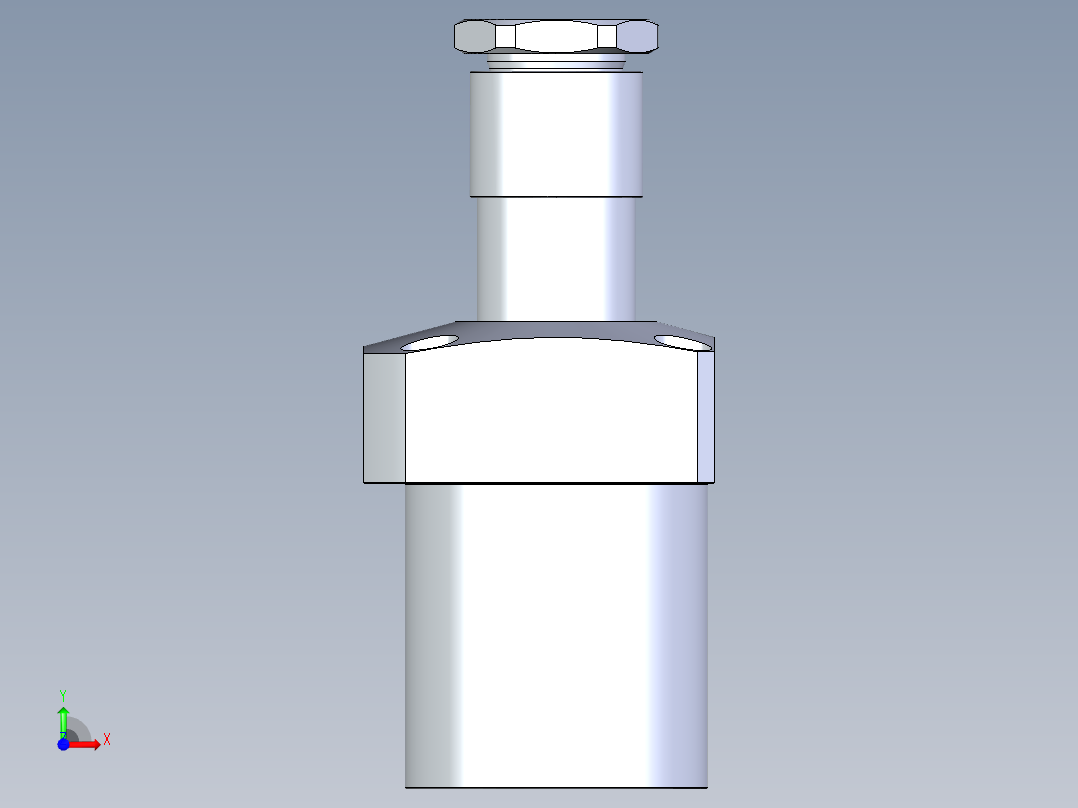 KOSMEKLHA1050-SL-Q25多系列多零件图纸模型前视图