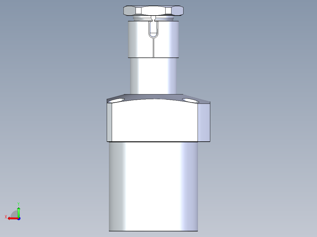 KOSMEKLHA1050-SL-Q25多系列多零件图纸模型后视图