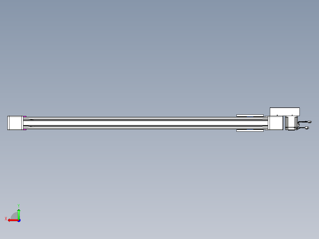 威洛博LB.GB同步带传动--欧规系列GB8-L96-S1400-BR-P75后视图