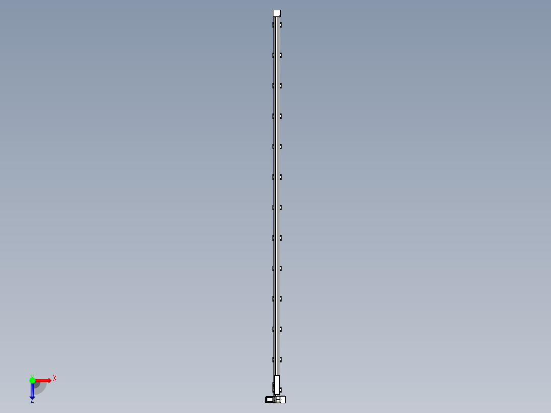同步带滑台-欧规B8-L88-S4700-L-ZP75-D3-N10俯视图