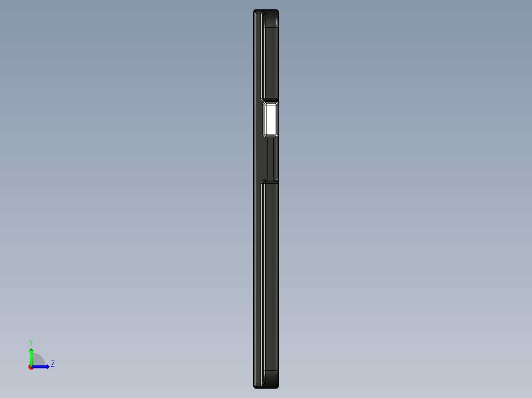 SD卡和microSD卡完整详细模型左视图