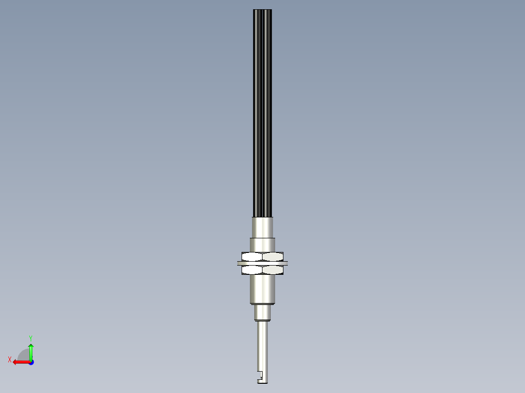 侧视光纤_漫反射型FR-F611后视图