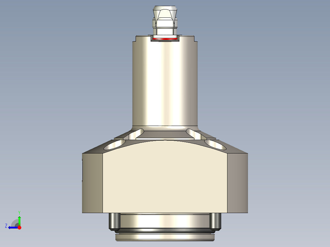 KOSMEKSFA1000-M1A-090-H60多系列多零件图纸模型多系列多零件图纸模型右视图