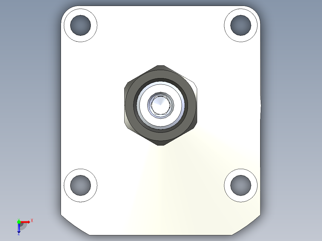 KOSMEKWHE2500-2ARD多系列多零件图纸模型俯视图