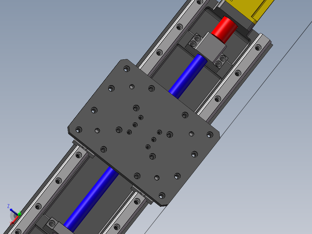 重载伺服电机丝杆传动滑台