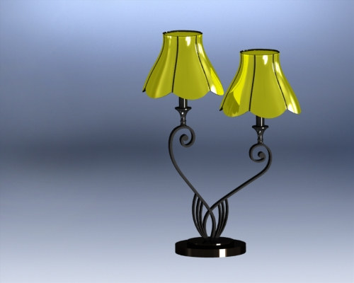 爱之台灯3D模型