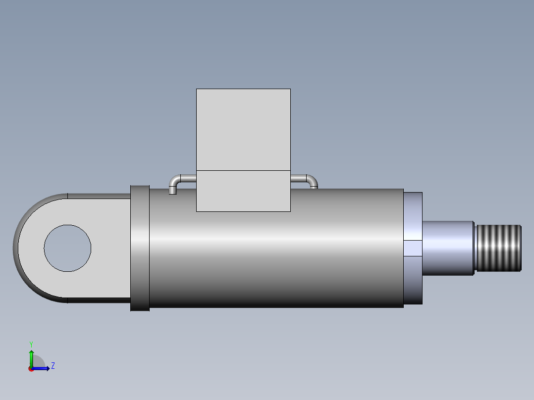 PZ3-MZ05-04-01-12 自锁油缸左视图