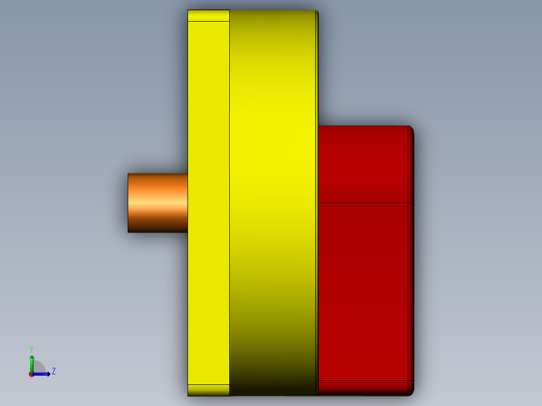 电门开关TDS25-FRR左视图