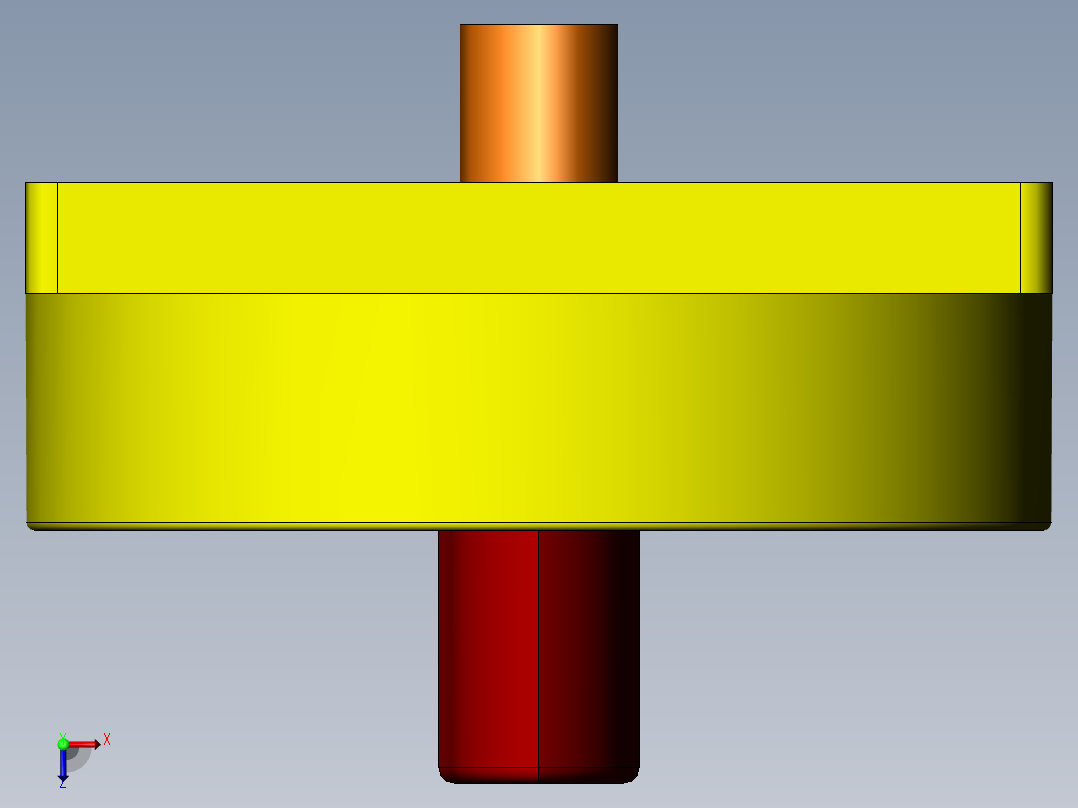 电门开关TDS25-FRR俯视图