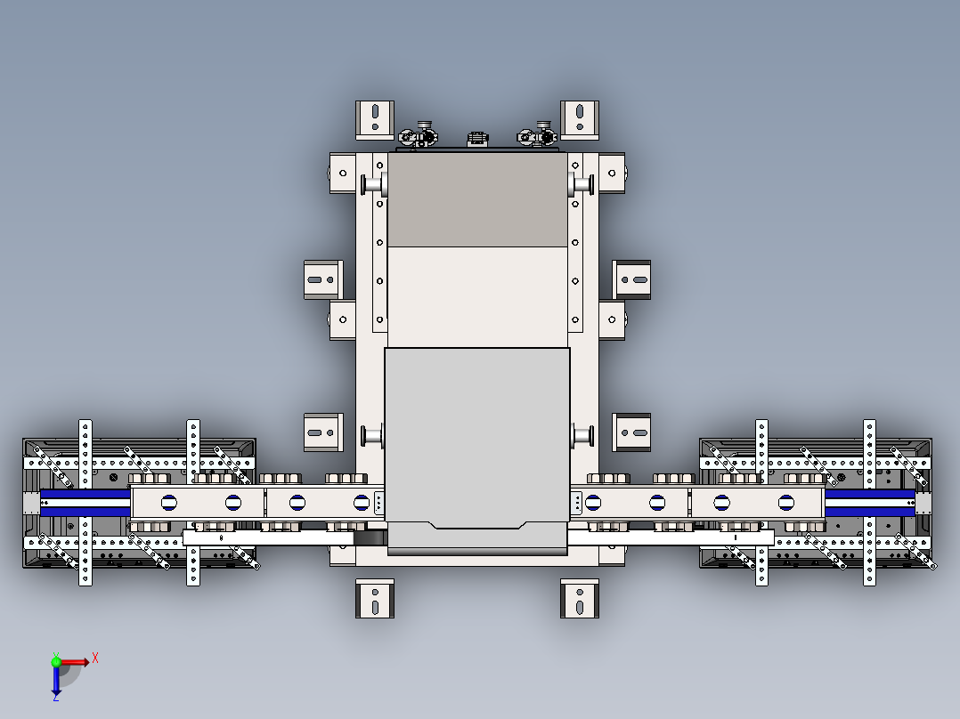 重负载平移机sw15可编辑俯视图