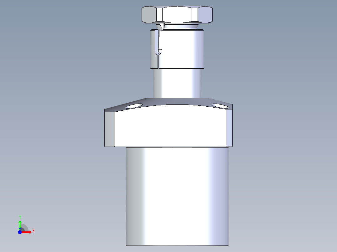 KOSMEKLHA0650-SR-Y45多系列多零件图纸模型前视图