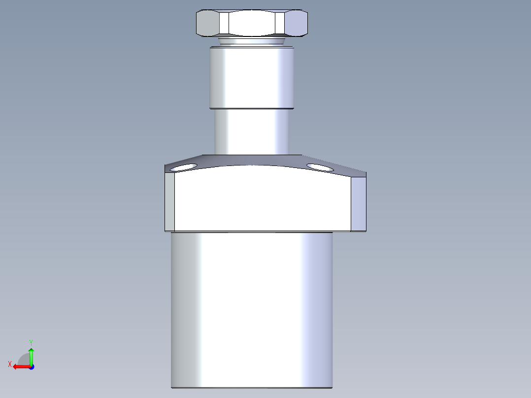KOSMEKLHA0650-SR-Y45多系列多零件图纸模型后视图