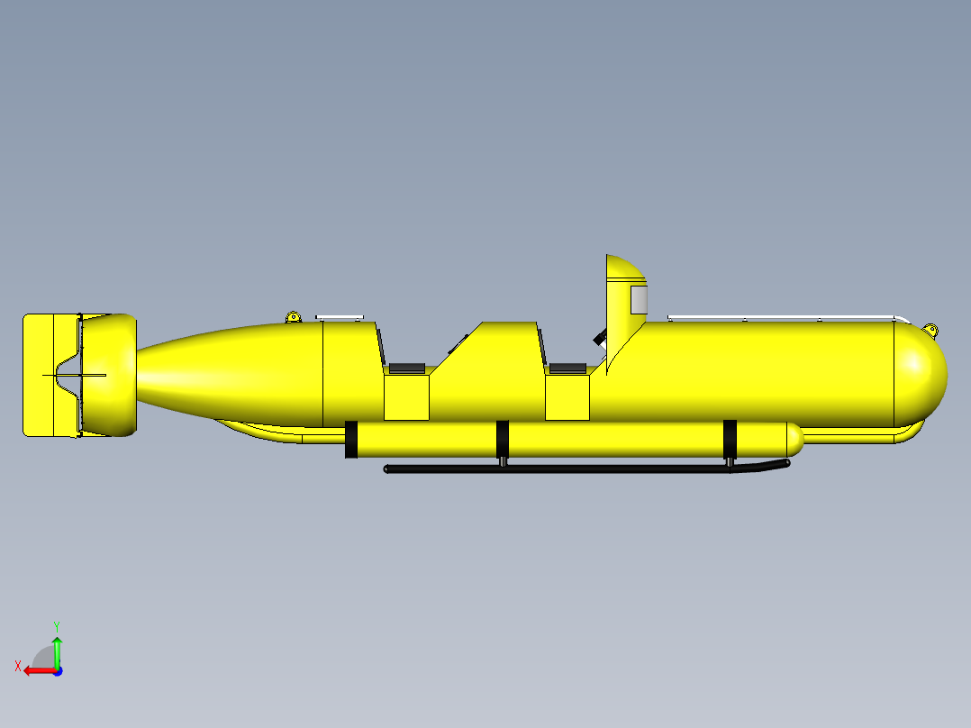 水下潜航器--igs后视图