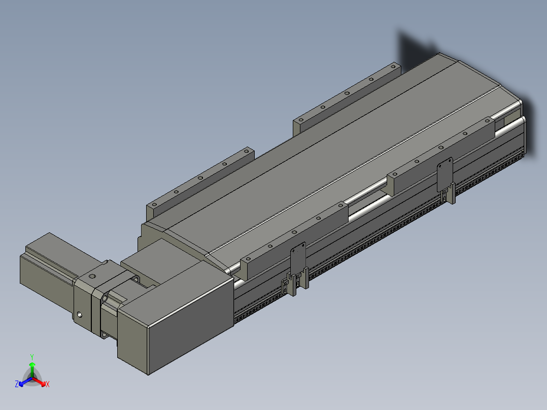 直线模组LHB21-L40-S300-BR设计图纸