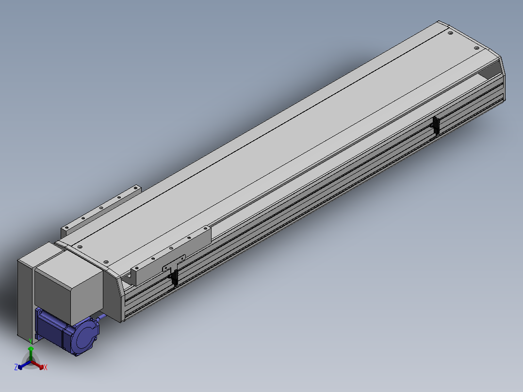 精密模组MT220-L150-800-LD-M75-C4正等轴测图