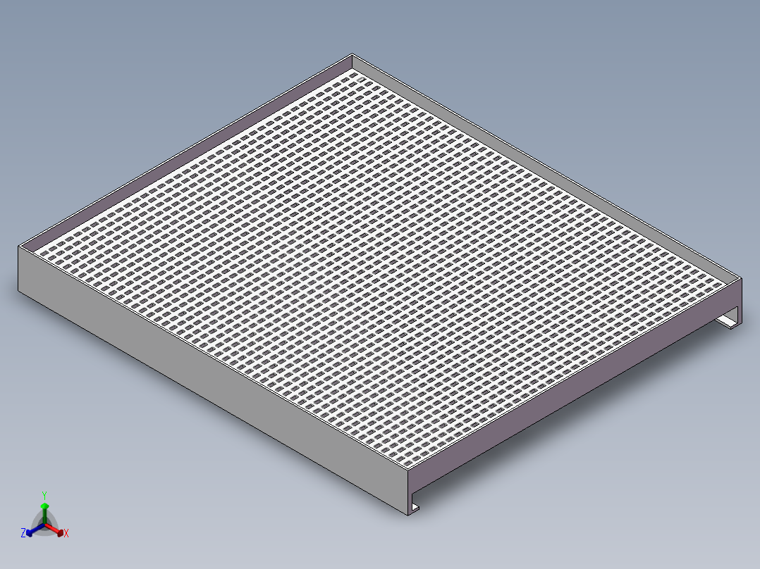 花生摘果机 毕业设计正等轴测图