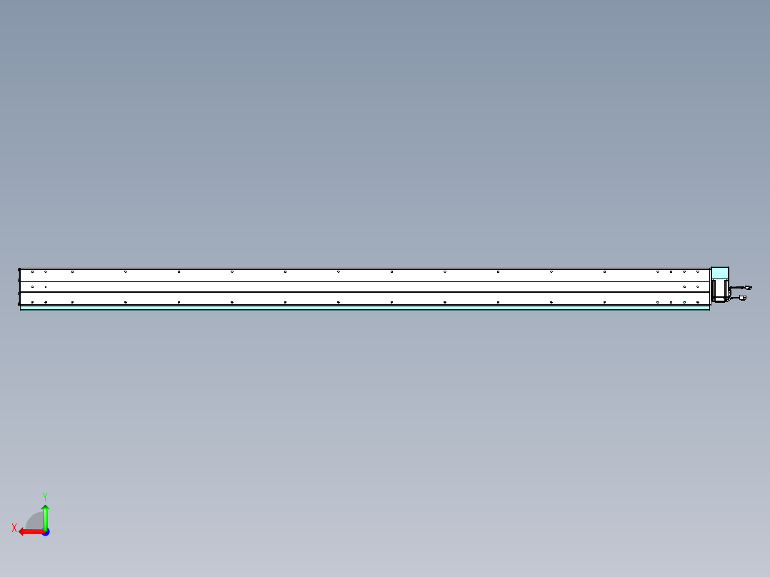 威洛博VBF同步带传动一般环境VBF14-L45-S2300-BRD-ZP40-C3后视图
