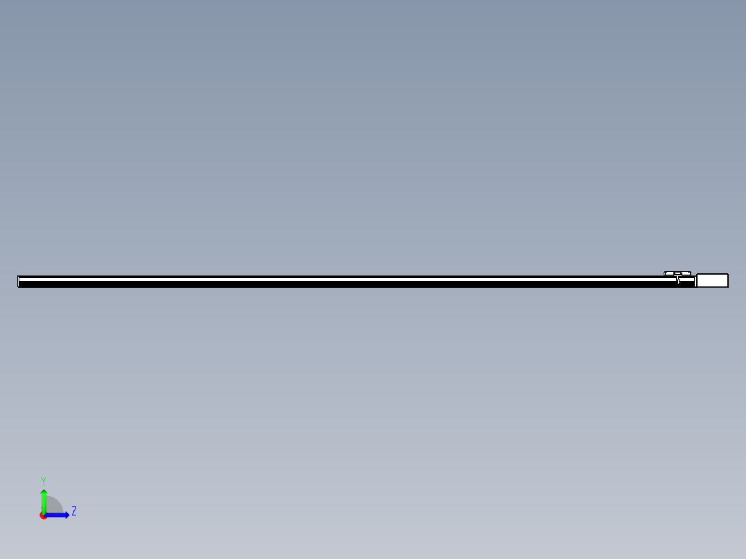 同步带全封闭直线模组TPA-HCB-105D-90-L3050-ML-Y-P20-N3左视图