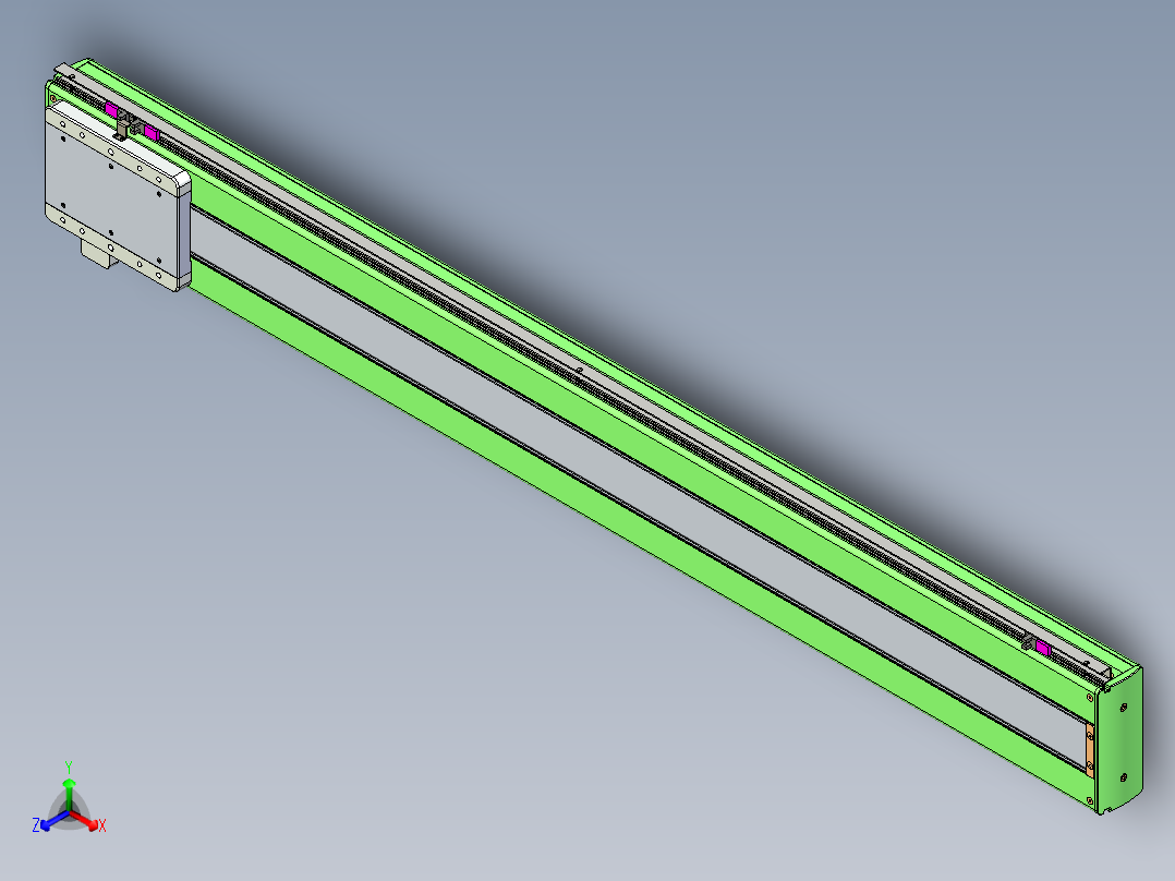 威洛博LC系列3d模型模组LC17E2Y-S1400正等轴测图