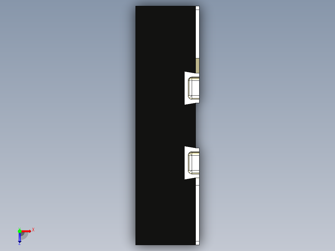 10引脚SMT mems晶体振荡器俯视图