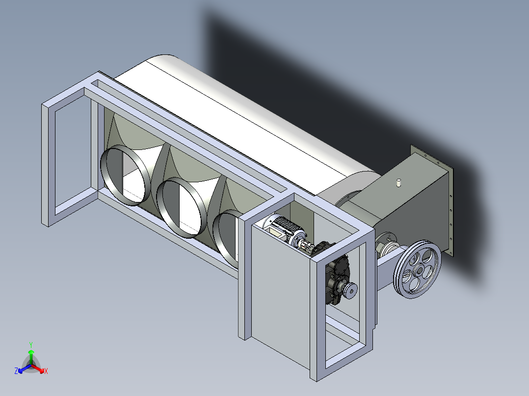 垃圾分拣装置结构设计含三维二维说明书