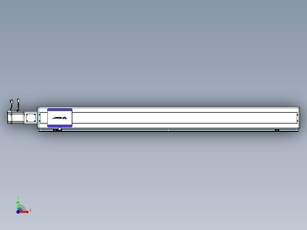 威洛博VC丝杆传动-无尘环境VC14-Lxx-C-S1400-BC-ZP75-C3前视图